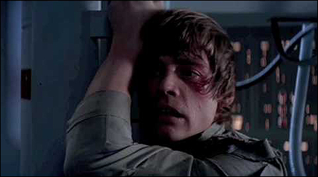 Luke Skywalker confronting the truth
